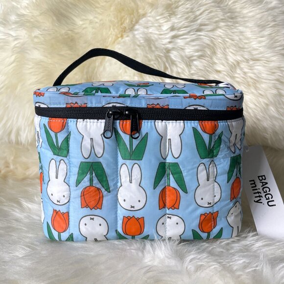 NWT Baggu Puffy Lunch Bag - Miffy Tulip - Picture 1 of 8